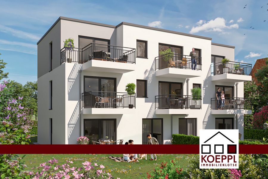 4 Moderne Neubau-Wohnungen mit newest Balkon und Pkw-Stellplatz